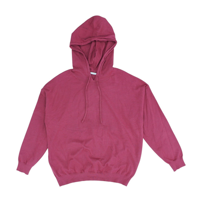 Red Solid Hoodie Pullover