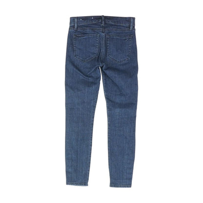Navy Solid Skinny Leg Jeans