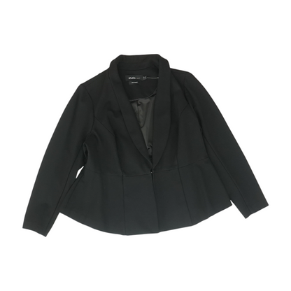 Black Solid Blazer