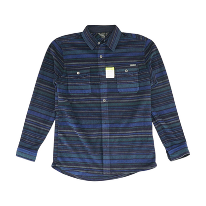 Multi Striped Flannel Button Down
