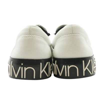 White Slip-On Athletic Shoes