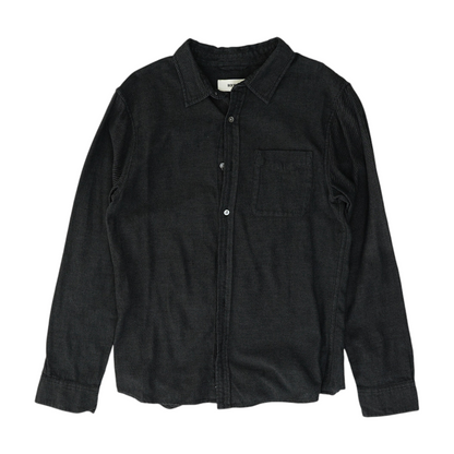 Charcoal Solid Outdoor Button Down