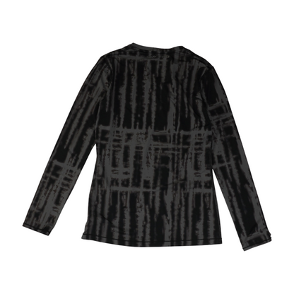 Gray Abstract Active T-Shirt
