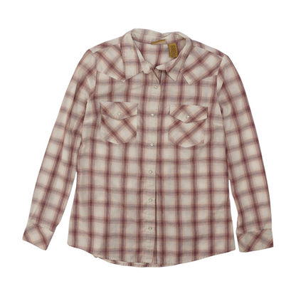 Pink Plaid Button Down