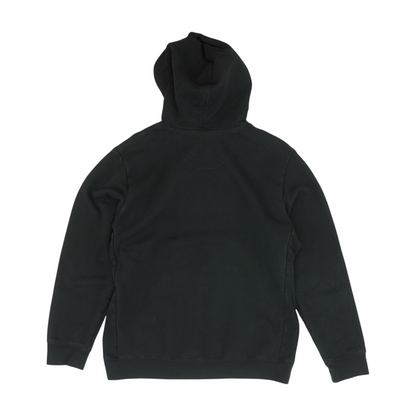 Black Solid Hoodie Pullover