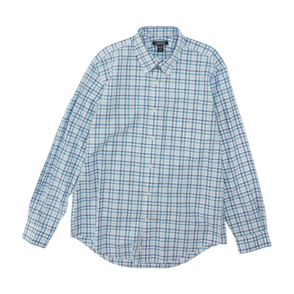 Multi Check Long Sleeve Button Down