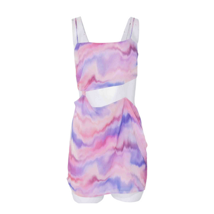 Multi Tie-Dye Mini Dress
