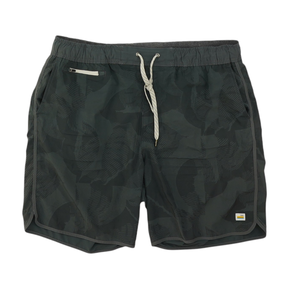 Charcoal Print Active Shorts