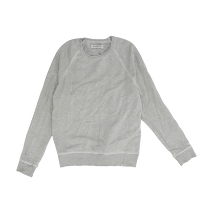 Gray Solid Sweatshirt Pullover