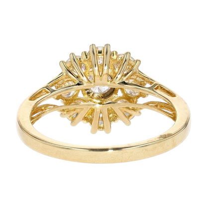 1 ctw 10K Yellow Gold Lab Grown Diamond Fashion Ring