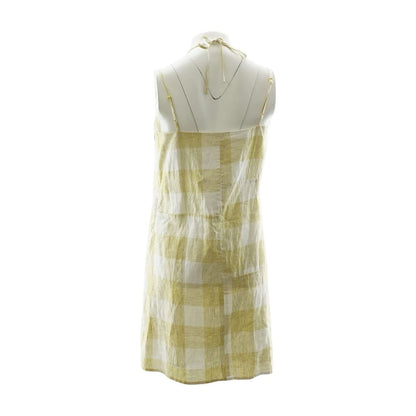 Yellow Check Mini Dress