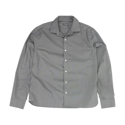 Gray Misc Long Sleeve Button Down