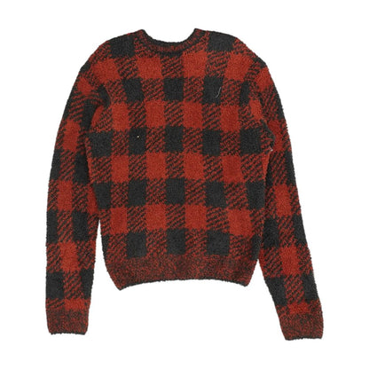Red Check Sweatshirt