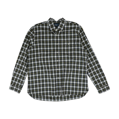 Multi Plaid Long Sleeve Button Down