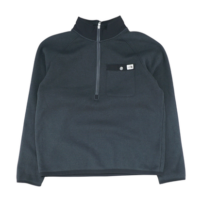 Charcoal Solid 1/4 Zip Pullover