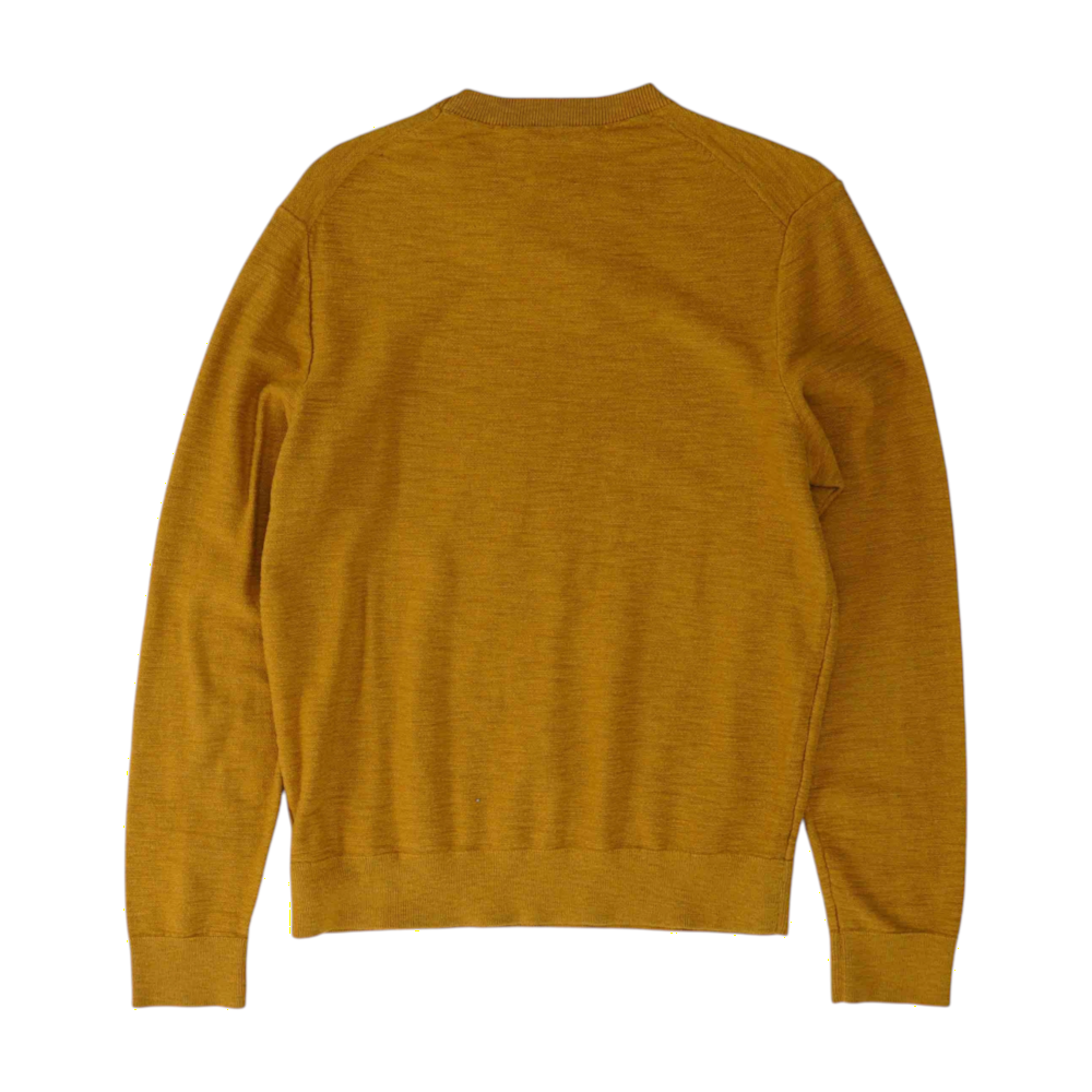 Mustard Solid Pullover Sweater
