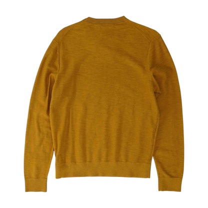 Mustard Solid Pullover Sweater