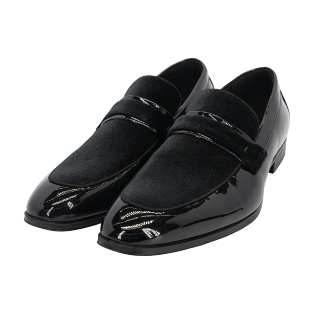 Black Slip-On Dress Shoes