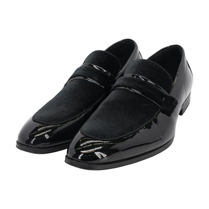 Black Slip-On Dress Shoes