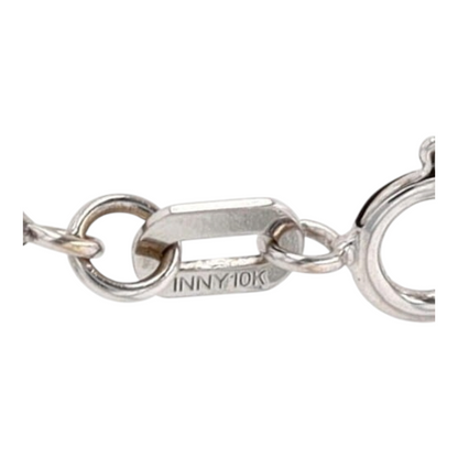 10K White Gold Chain Necklace