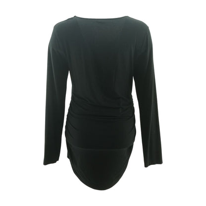 Black Maternity Mini Dress