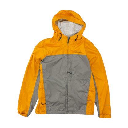 Mustard Color Block Rain Jacket