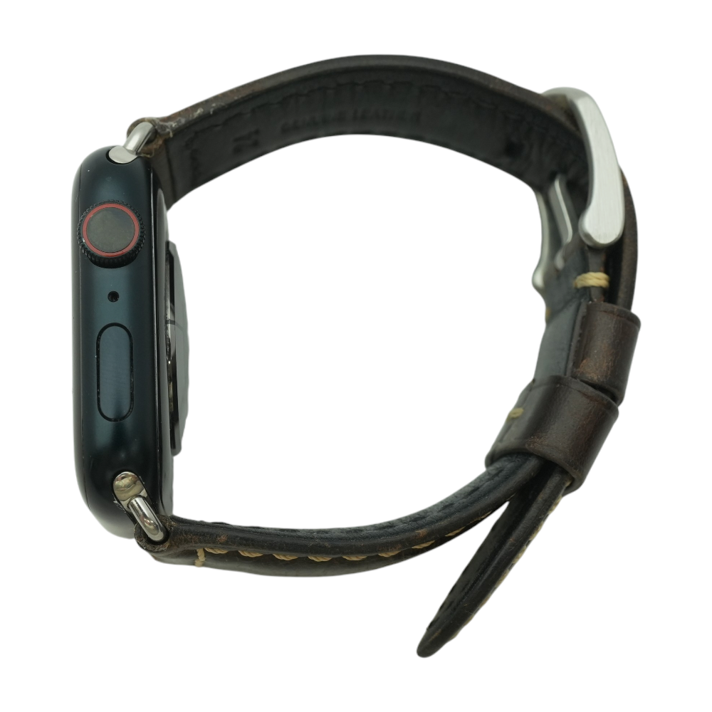 45mm Series 8 Midnight Smartwatch Brown Band S/M