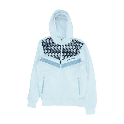 White Color Block Active Jacket