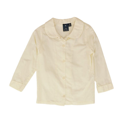 Ivory Herringbone Button Down