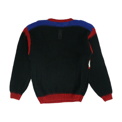 Vintage Multi Print Pullover Sweater