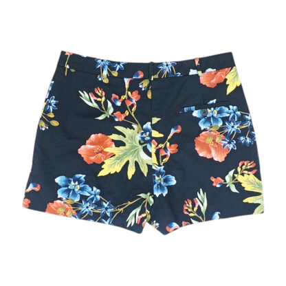 Navy Floral Chino Shorts