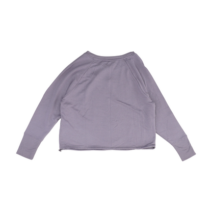 Lavender Solid Sweatshirt Pullover