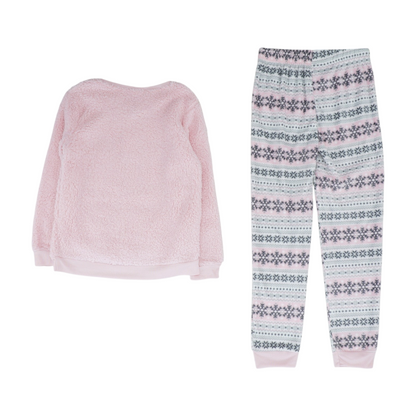 Pink Graphic Pajama Set