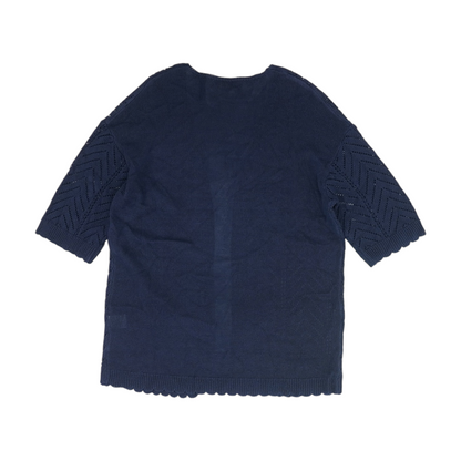 Navy Cardigan Sweater
