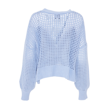 Blue Cardigan Sweater