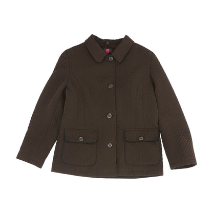 Brown Solid Lightweight Jacket