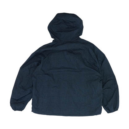 Navy Check Rain Jacket