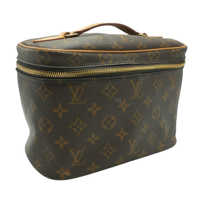 Brown Nice BB Vanity Case in Monogram Coated Canvas