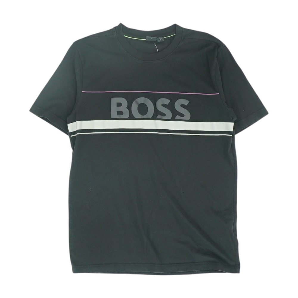 Black Color Block T-Shirt