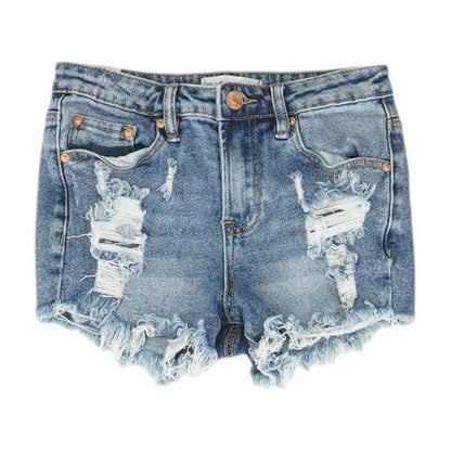 Blue Denim Shorts