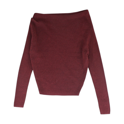 Maroon Pullover Sweater