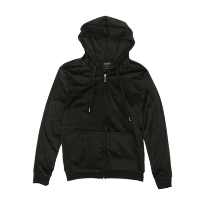 Vintage Black Solid Active Jacket