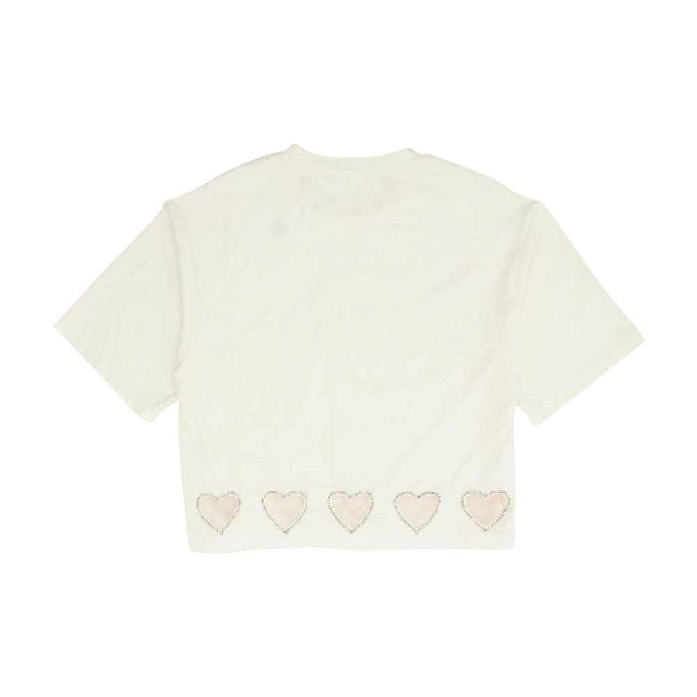White Hearts Blouse