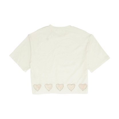 White Hearts Blouse