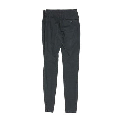 Black Solid Pants
