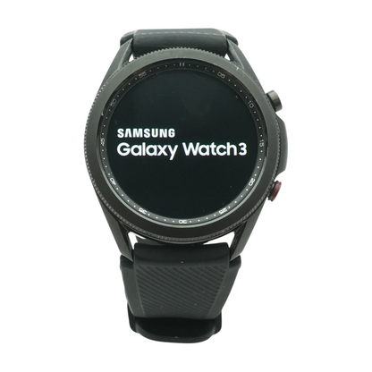 45mm Galaxy Watch3 Black Smartwatch Black Band Small