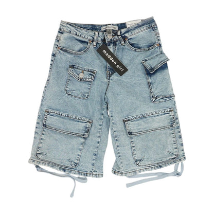 Blue Denim Shorts