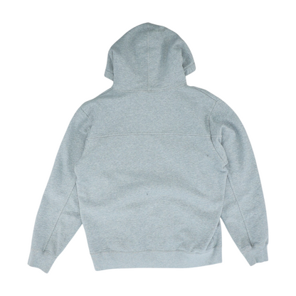 Gray Solid Hoodie Pullover