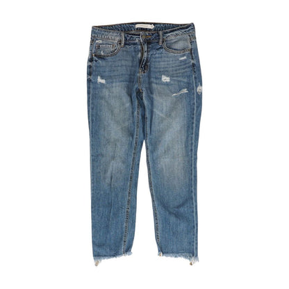 Blue Solid Jeans