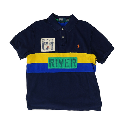 Multi Color Block Short Sleeve Polo
